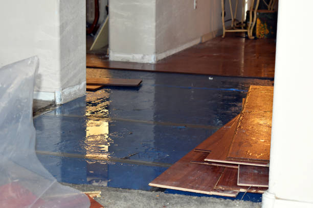 Professional Flood Damage Restoration technician working in San Miguel, CA